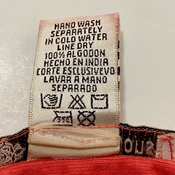 Orange Sleeveless Maxi Dress Small Cotton Boho Sleeveless Tiered Cottagecore - Picture 8 of 10